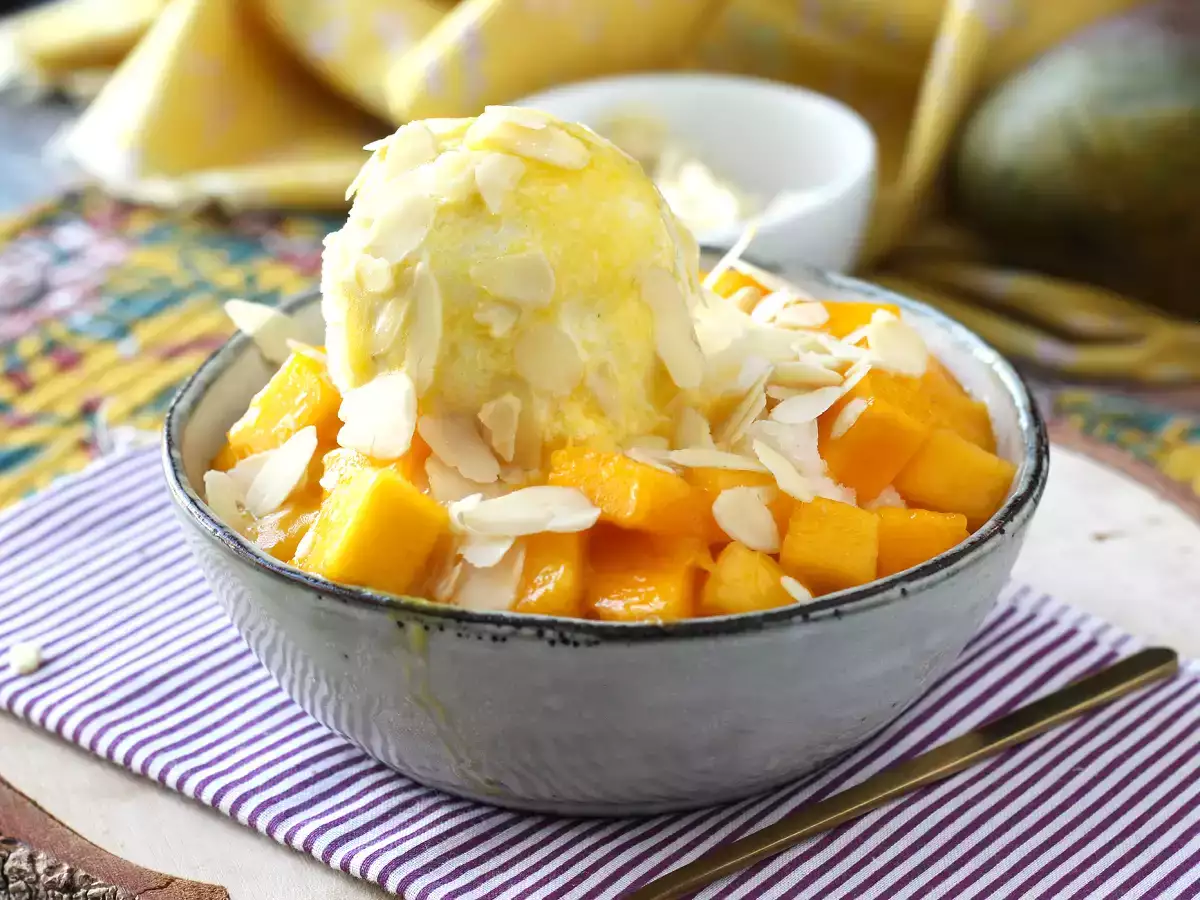 Bingsu à la mangue, le dessert glacé coréen ultra rafraîchissant qui cartonne! - photo 5