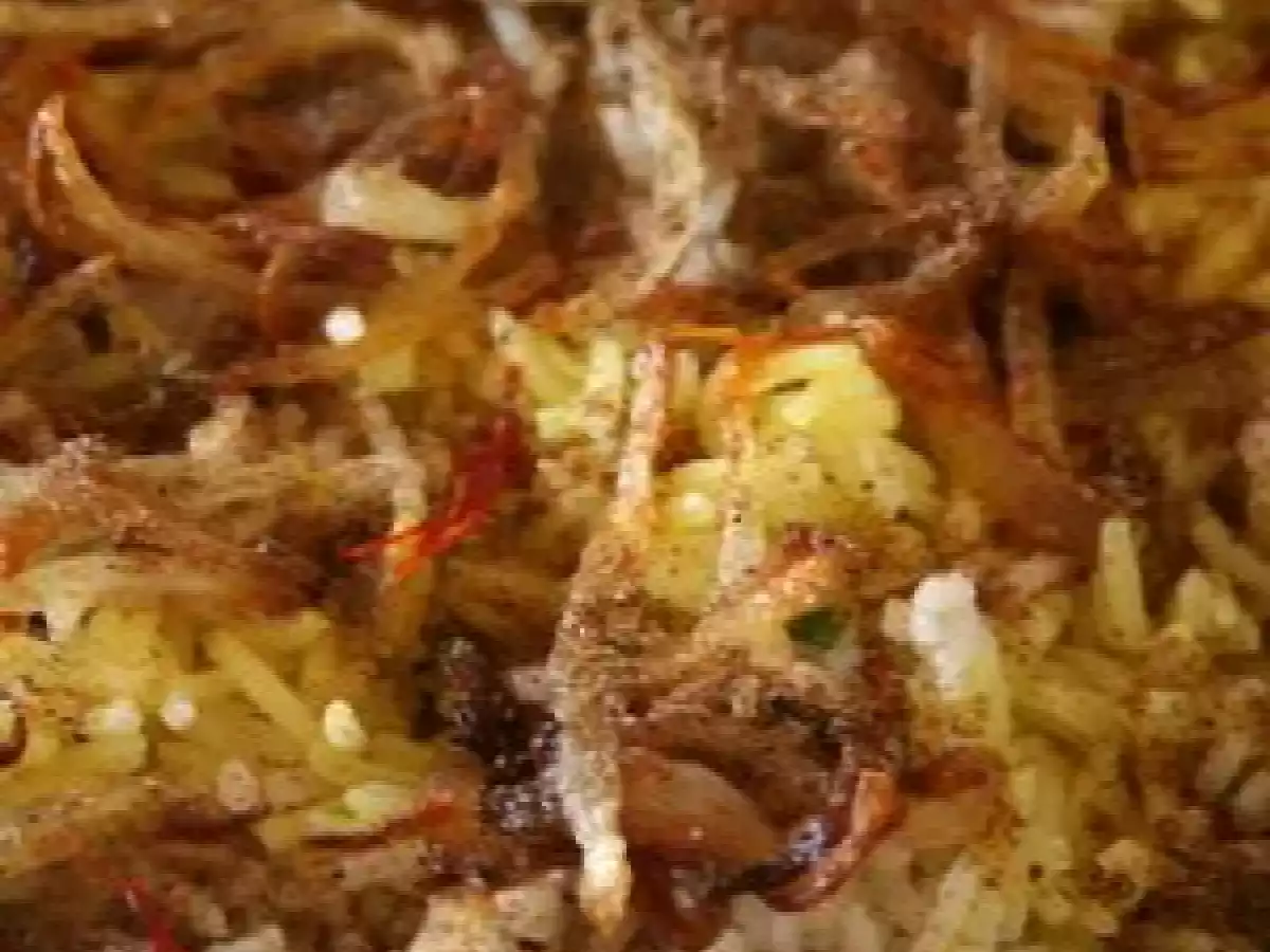 Biryani de mouton de Hyderabad pour le salon du Cinéma