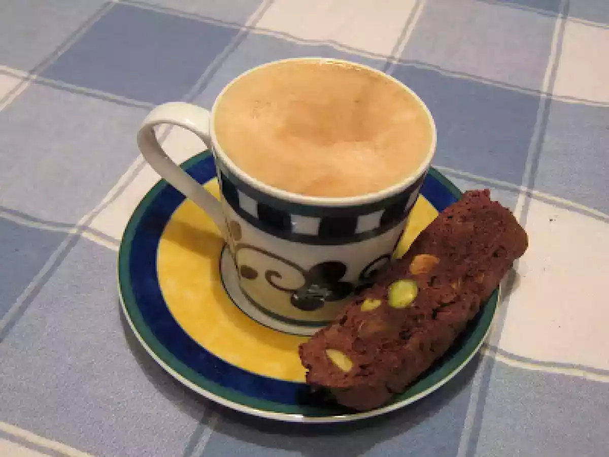 Biscotti chocolat-pistache sans gluten