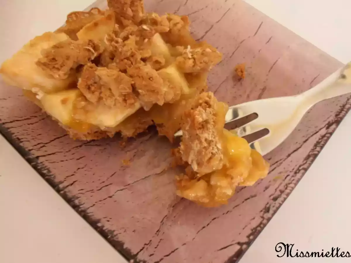 Biscuit à la confiture façon crumble aux pommes - photo 4