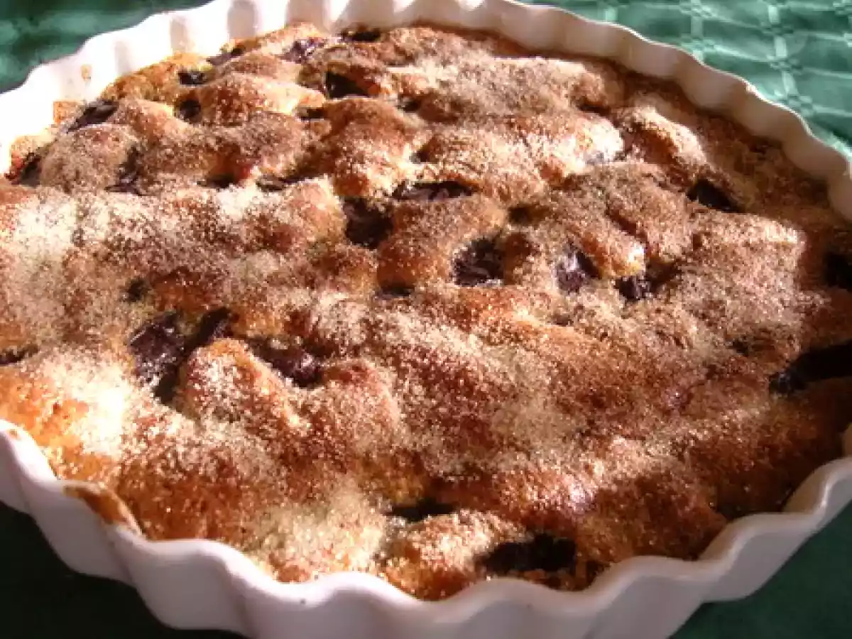 Biscuit aux quetsches et aux amandes