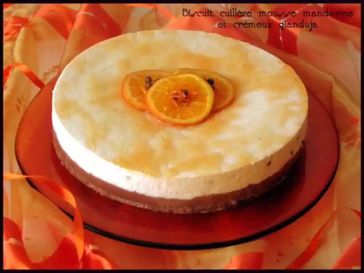 Biscuit cuillère mousse mandarine et crémeux gianduja - photo 4