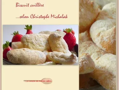 Biscuit cuillère, selon Christophe Michalak...