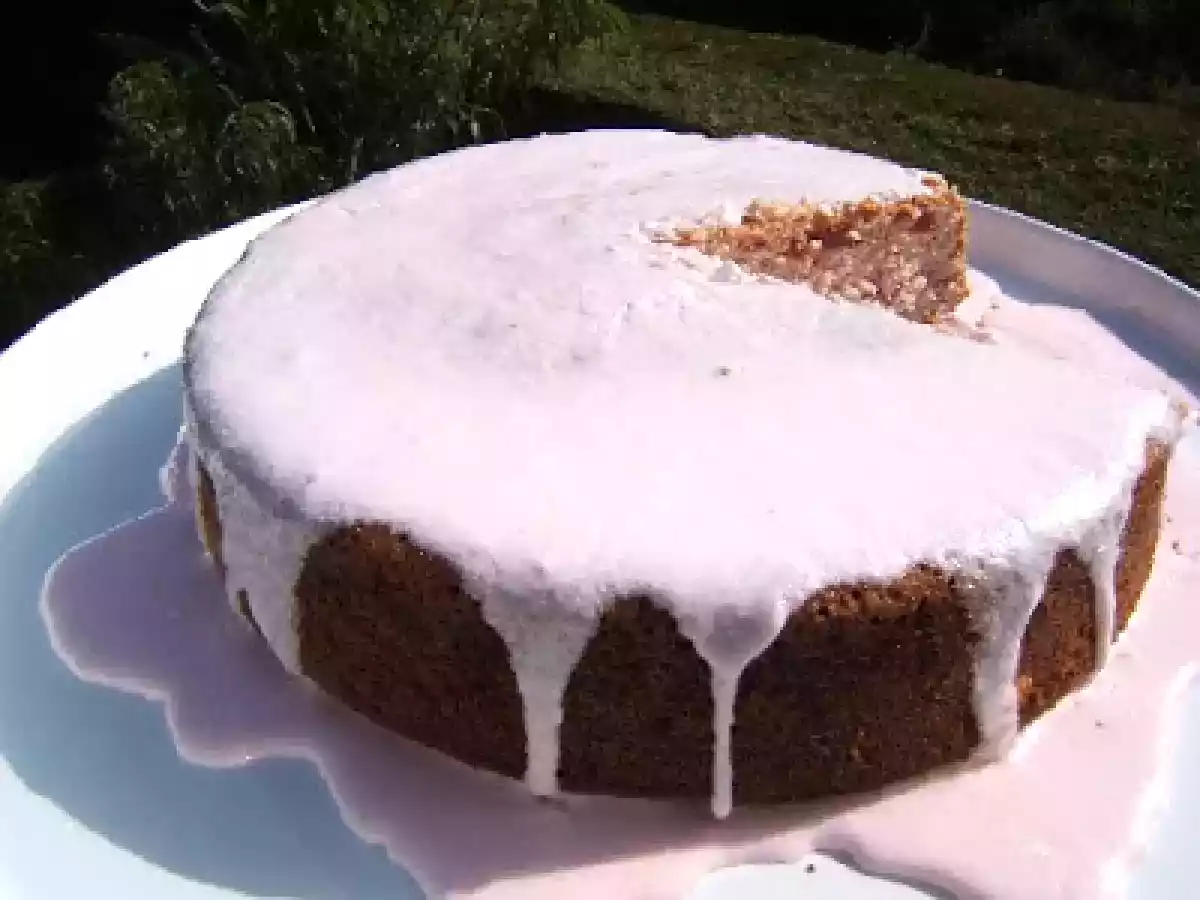 Biscuit de Savoie aux framboises glaçage royal à l'eau de rose - photo 4