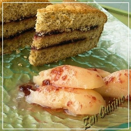 Biscuit De Savoie Aux Noix Et A La Gelee De Groseille Recette Ptitchef