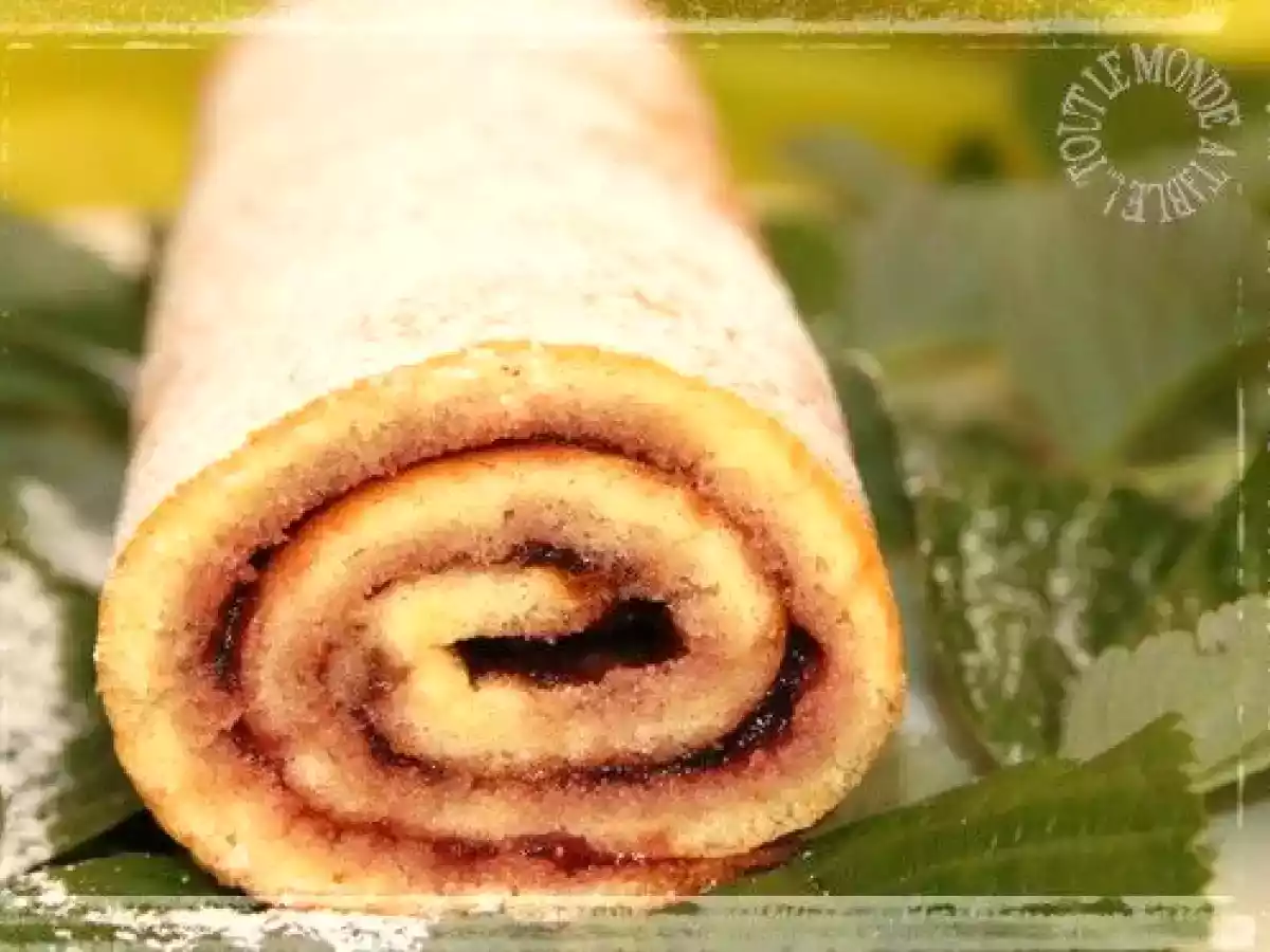 Biscuit roulé à la gelée de framboise - photo 2