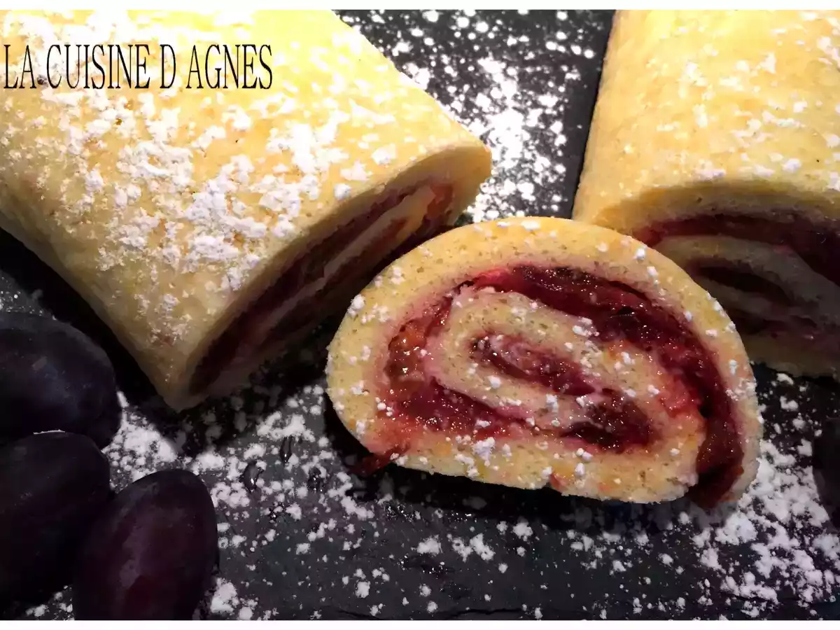 Biscuit roulé aux quetsches - photo 2