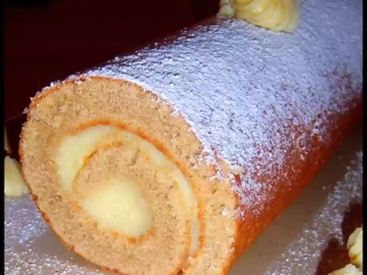 Biscuit roulé vanille praliné - photo 2