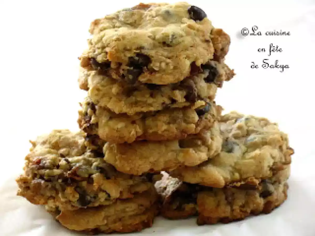 Biscuits à l'avoine, aux dattes et aux brisures de chocolat - photo 2