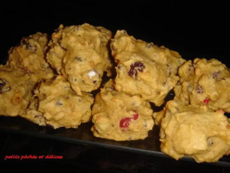 Biscuits à la citrouille, aux canneberges, aux raisins et au noix, photo 1