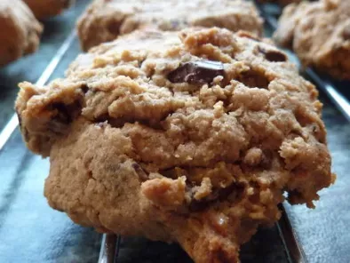 Biscuits à la farine de châtaignes et pépites de chocolat