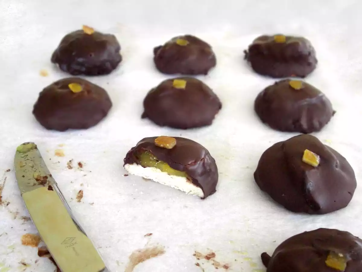 Biscuits à la gelée d'orange
