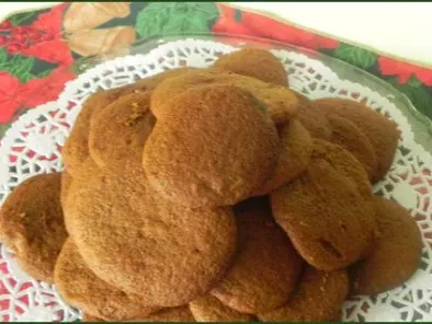 Biscuits à la mélasse et au gingembre confit, sans gluten