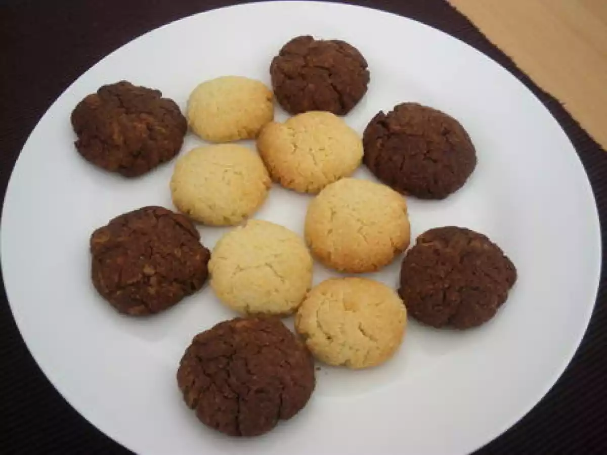 Biscuits amande et chocolat