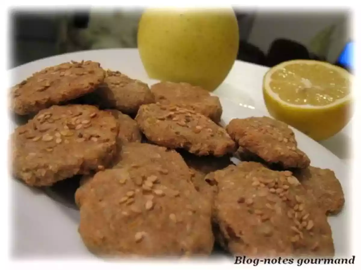 Biscuits anti-culpabilité pomme citron
