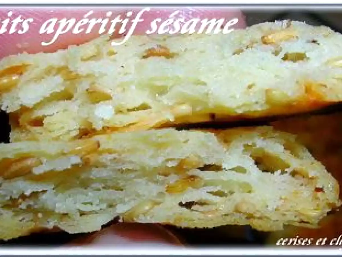 BISCUITS APERITIF AU FROMAGE ? SESAME ET PAPRIKAS - photo 2