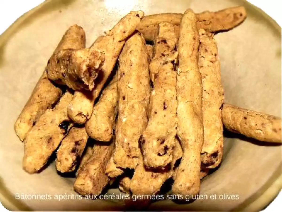 Biscuits apéritifs minceur façon gressins noix céréales sans gluten