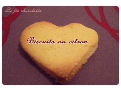 Biscuits au Citron (comment utiliser les jaunes d'oeufs!)