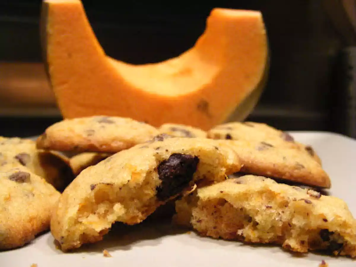 Biscuits au potiron et aux pépites de chocolat - photo 2