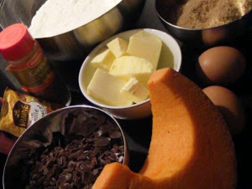 Biscuits au potiron et aux pépites de chocolat, photo 3
