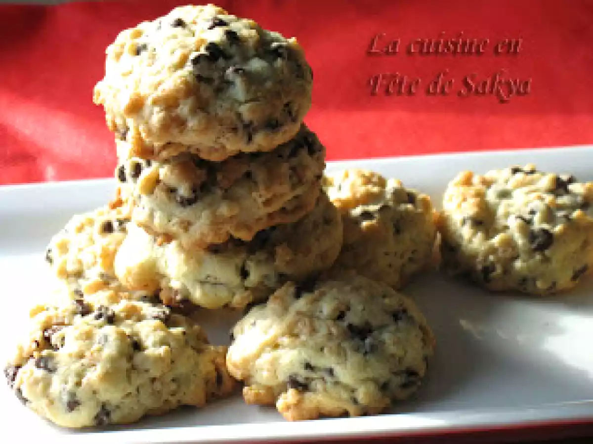 Biscuits au Riz Grillé et au Chocolat Noir - photo 2