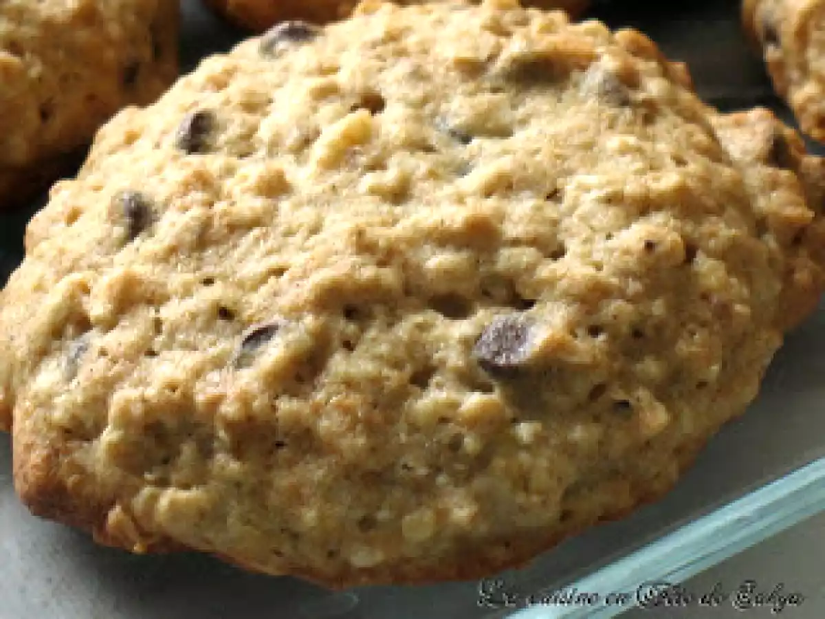 Biscuits aux bananes, gruau et chocolat - photo 2