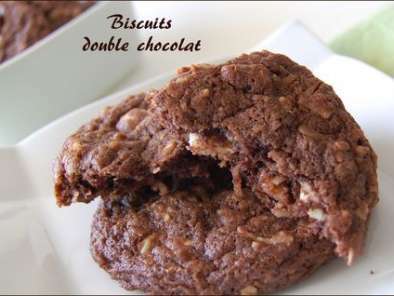 Biscuits aux deux chocolats et à la noix de coco, sans gluten - photo 2