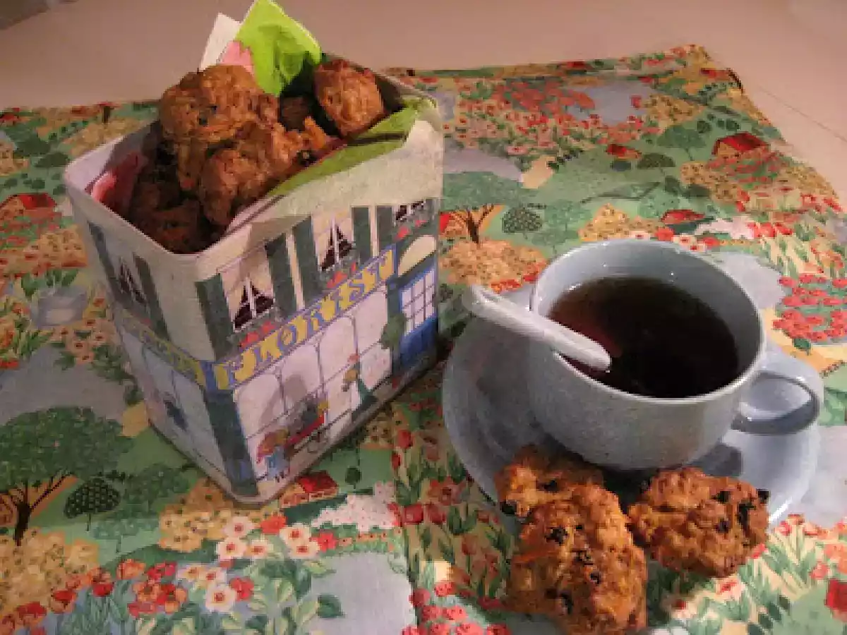 Biscuits aux flocons d'avoine, carottes et raisins secs - photo 4