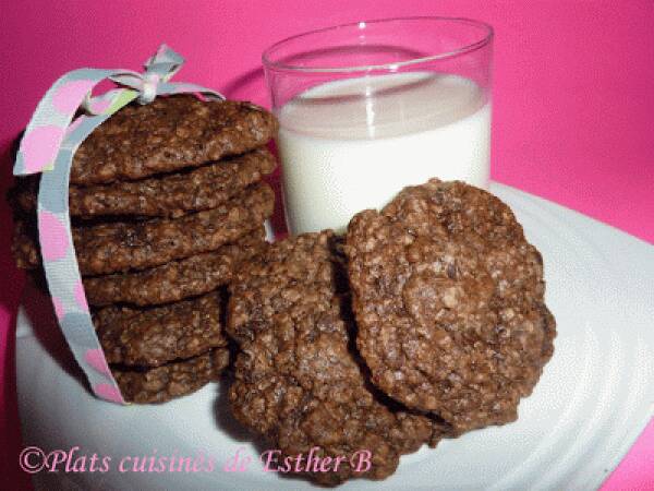 Biscuits aux flocons d'avoine et au chocolat