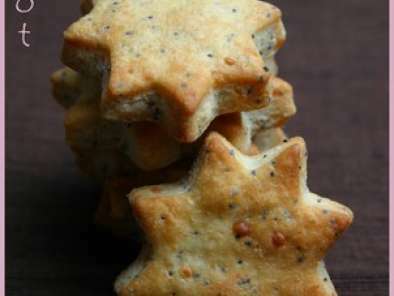 Biscuits aux graines de pavot & parmesan
