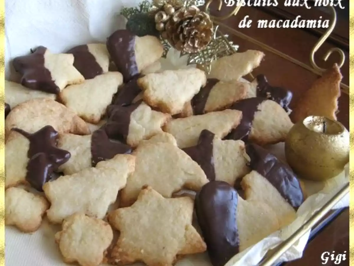 Biscuits aux noix de macadamia