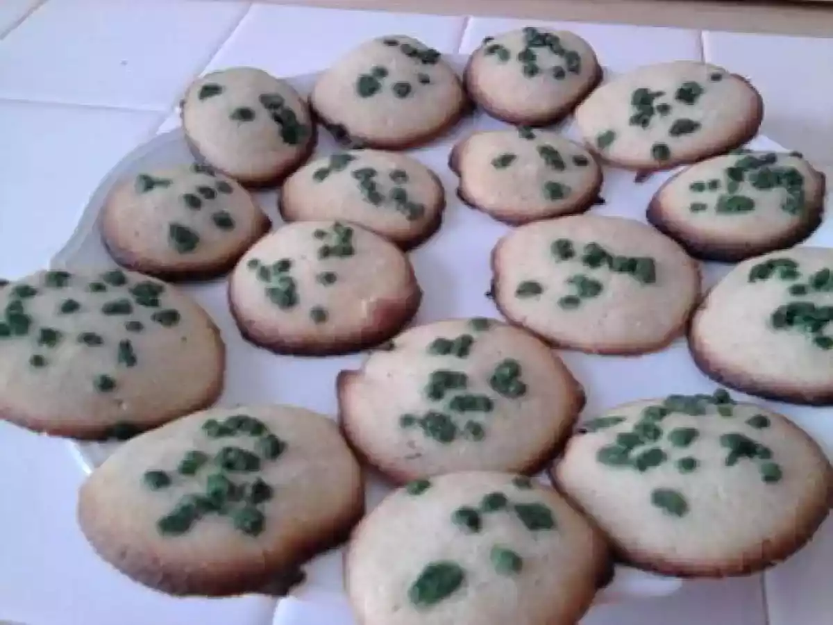Biscuits aux pépites de menthe