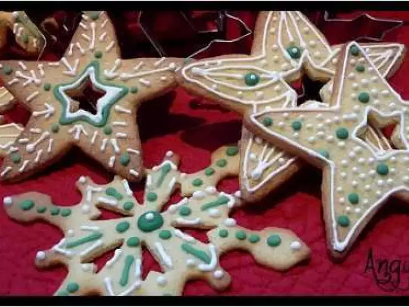Biscuits de Noël décorés (flocons de neige), photo 1