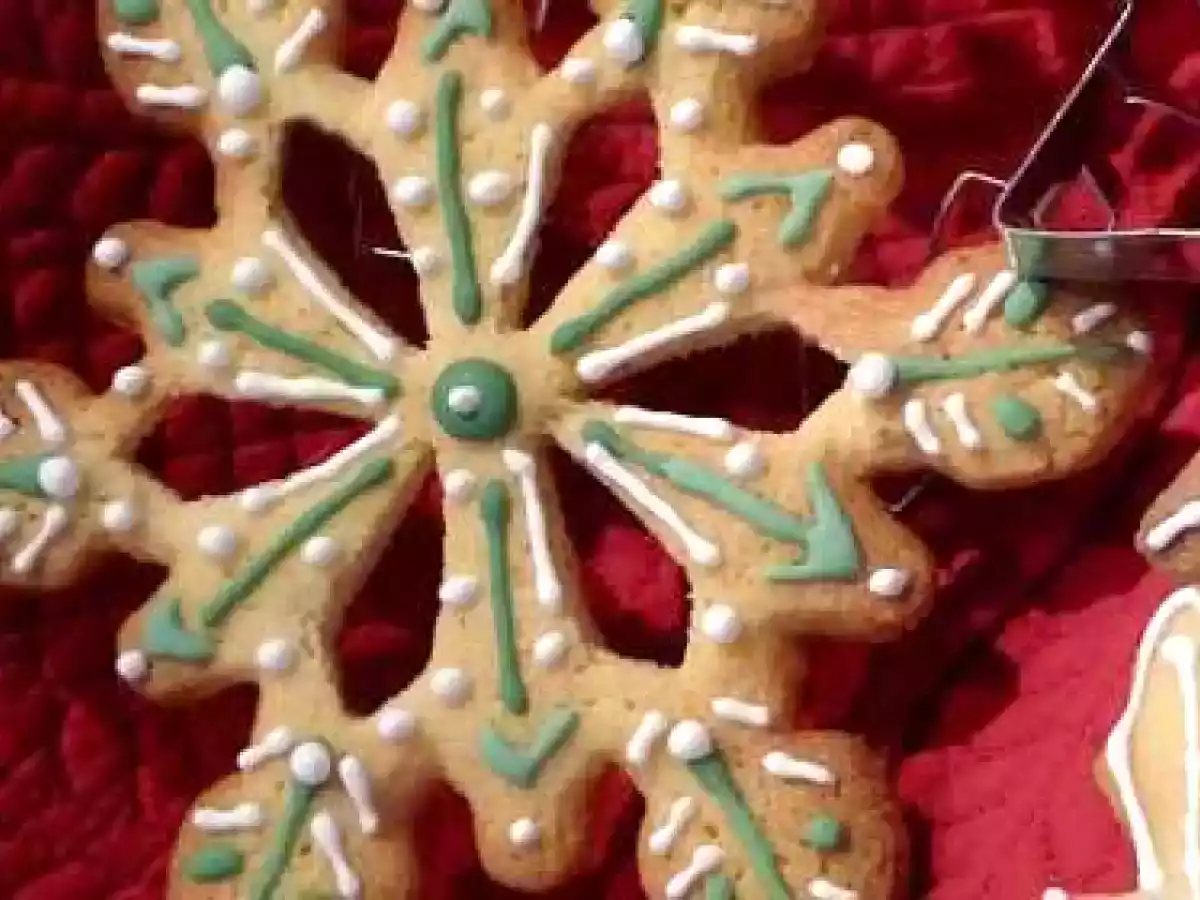 Biscuits de Noël décorés (flocons de neige) - photo 2