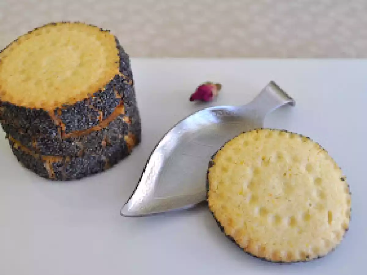 Biscuits diamants aux graines de pavot, orange et cardamome - photo 3