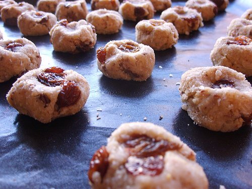 Biscuits Flocons D Avoine Coco Amande Et Raisins Sans Oeuf Sans Gras Sans Sucre Recette Ptitchef