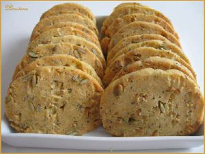 Biscuits graines et parmesan pour l'apéritif, photo 3