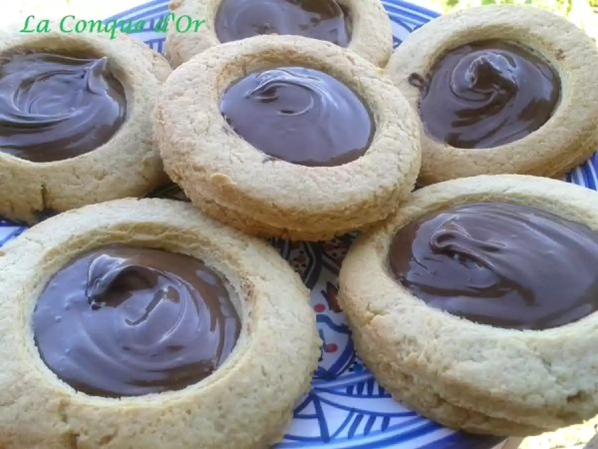 Biscuits lunettes au Nutella