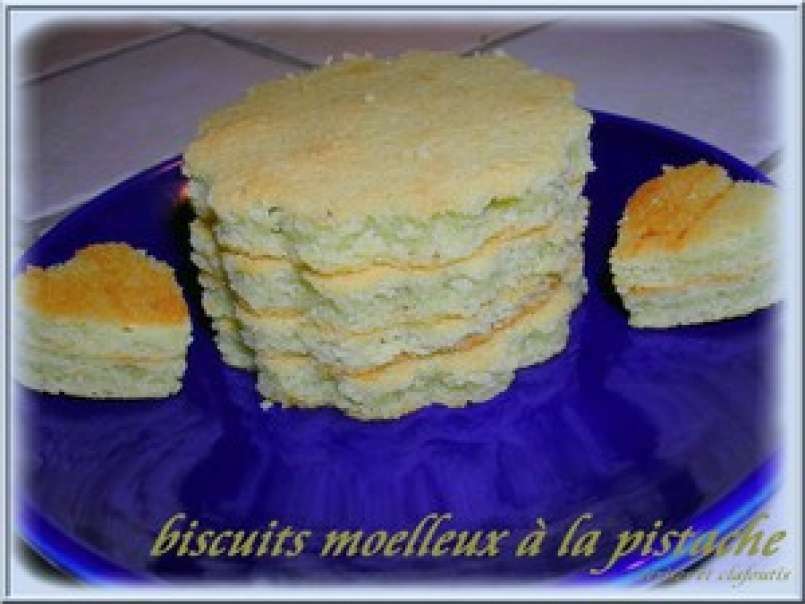 BISCUITS MOELLEUX A LA PATE DE PISTACHE, photo 1