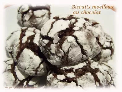 Recette - Biscuits moelleux au chocolat en vidéo 