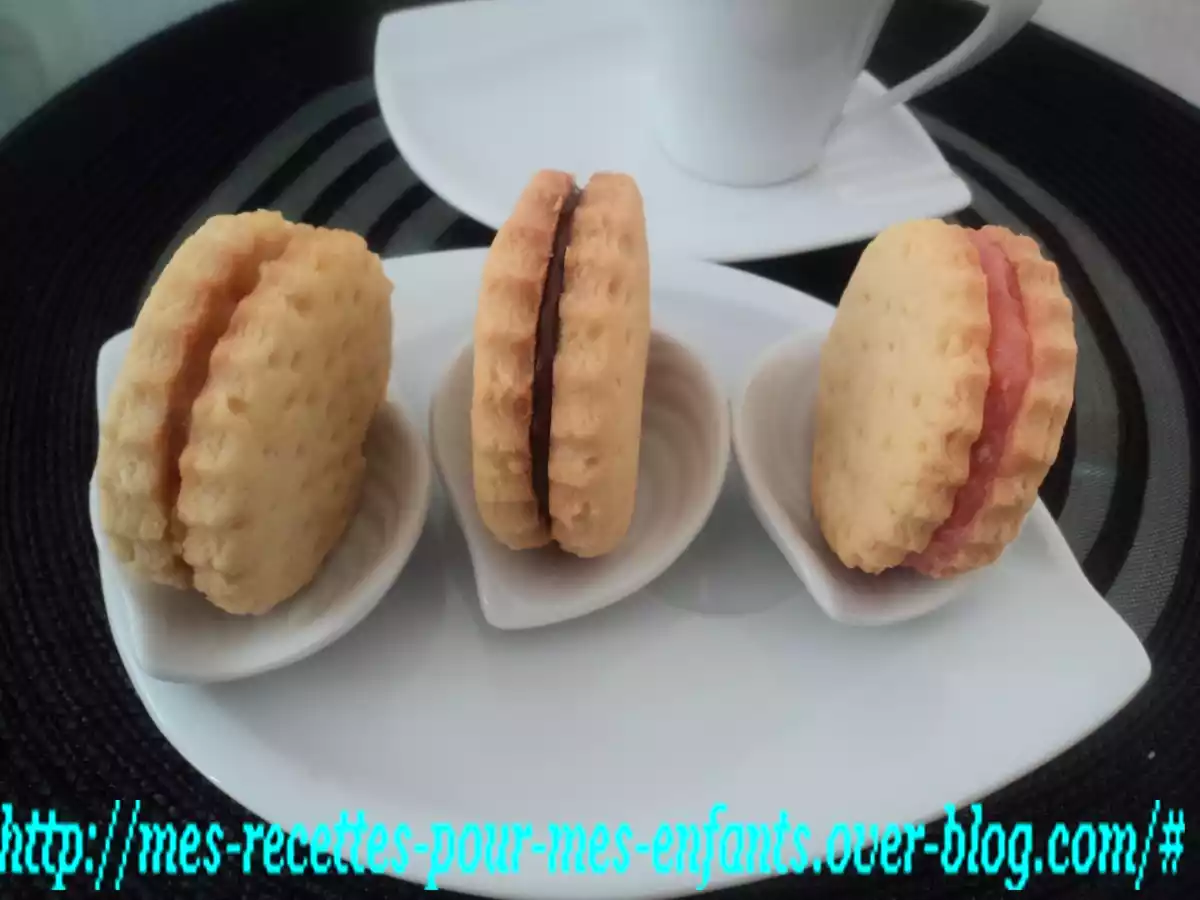 Biscuits petits prince aux 3 crèmes faits maison