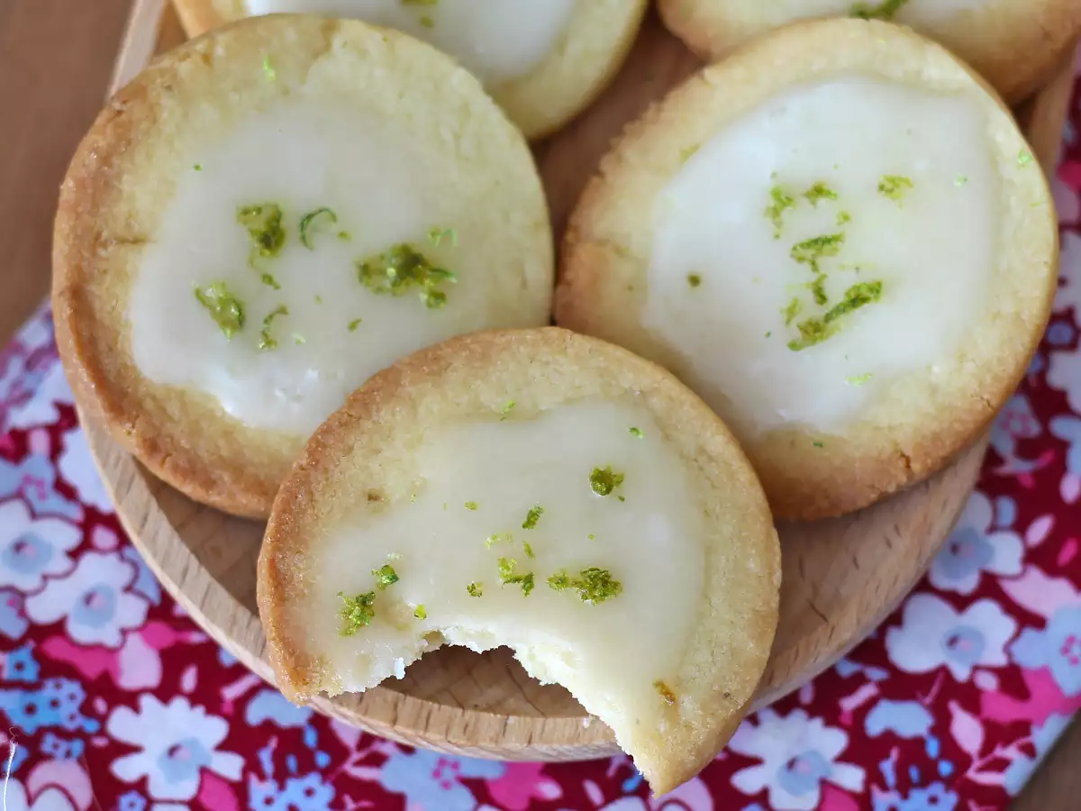 Biscuits sablés au citron vert