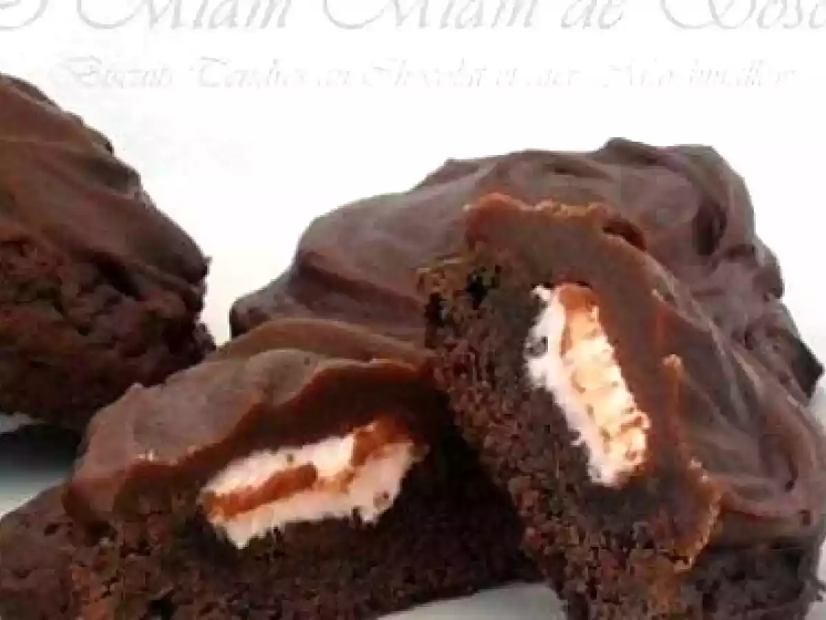 BISCUITS TENDRES AU CHOCOLAT ET MARSHMALLOW