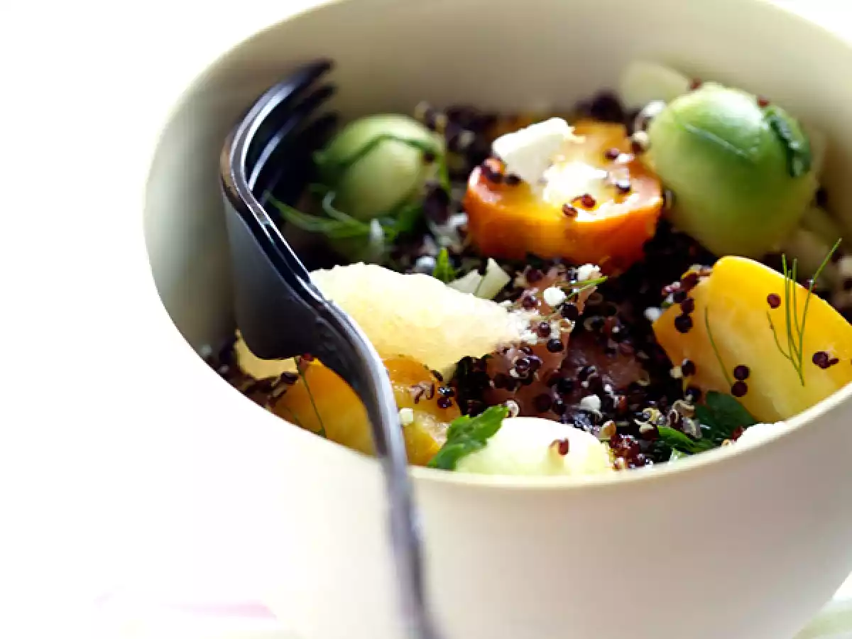 Black quinoa salad ? Salade de quinoa noir