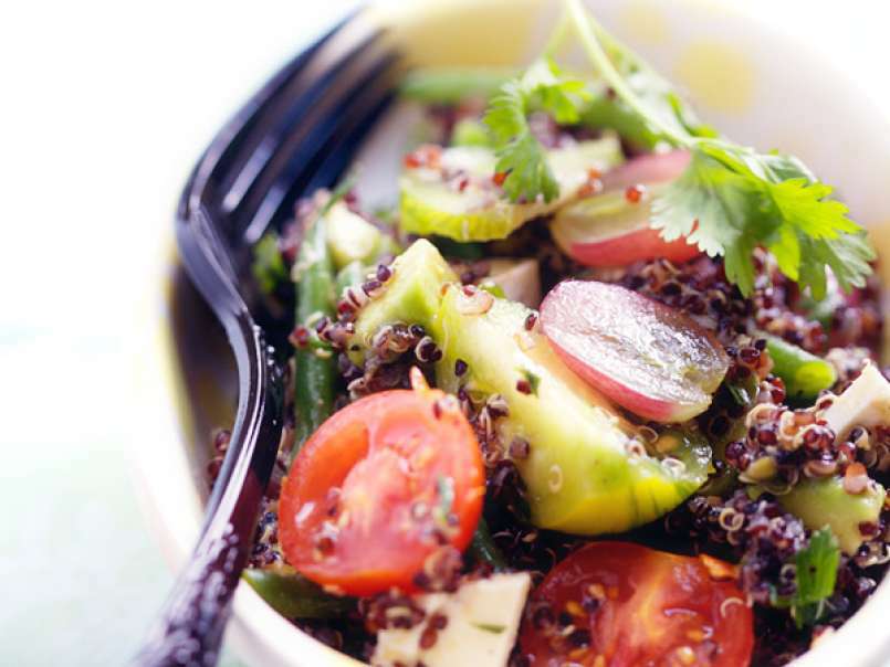 Black quinoa salad ? Salade de quinoa noir - photo 2