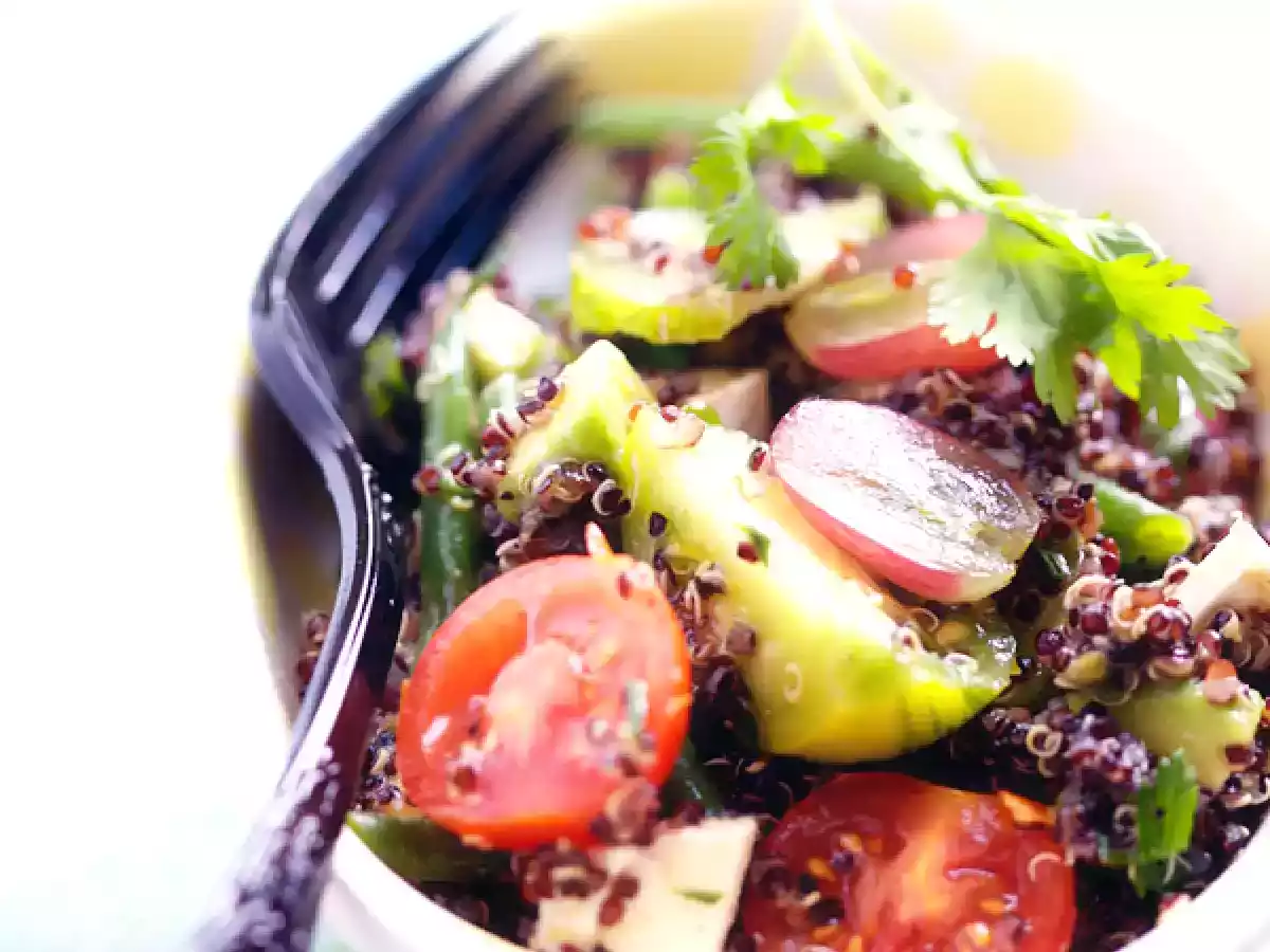 Black quinoa salad ? Salade de quinoa noir - photo 2