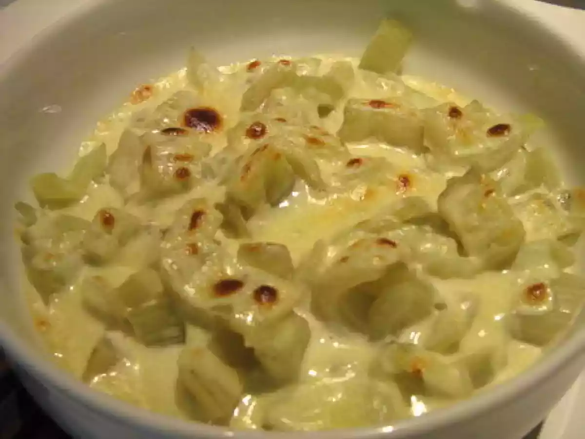 Blanc de poulet farci et gratin de blettes au roquefort - photo 2