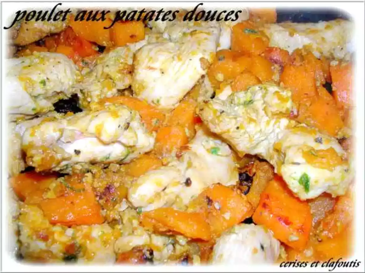 BLANC DE POULET SAUCE MANDARINE ET PATATES DOUCES - photo 2