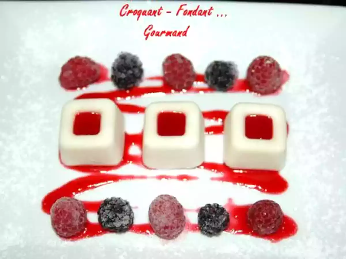 BLANC MANGER à l'AMANDE