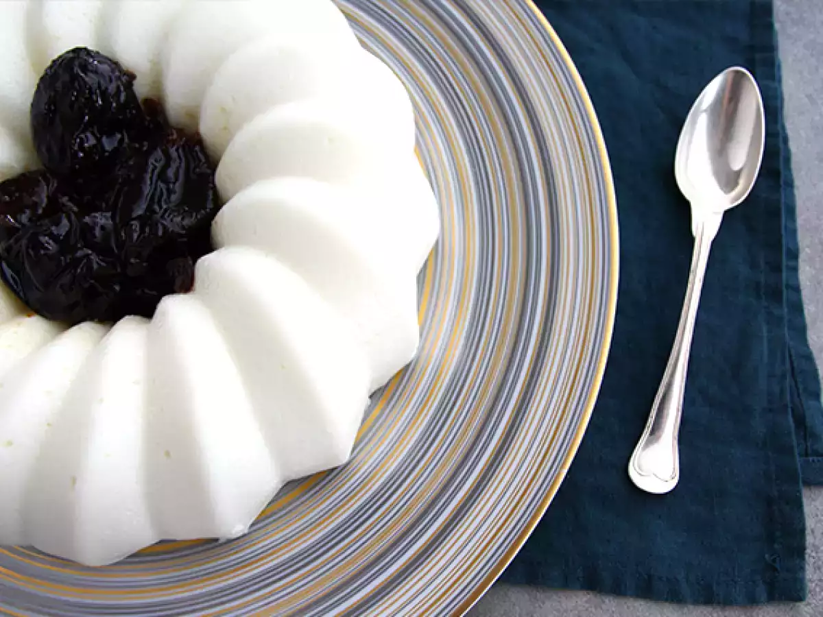 Blanc manger coco et coulis de pruneaux - photo 6